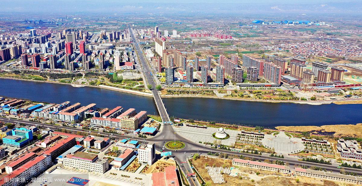 襄汾县城新景 正版图片素材