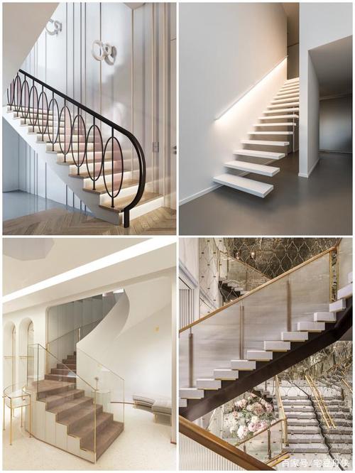 法式轻奢风 · 复式别墅楼梯装修灵感案例合集
