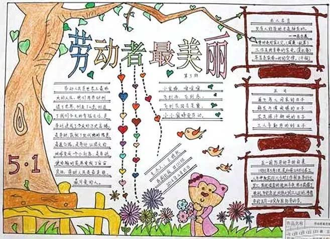 "五一"到了,这份劳动节手抄报模板大全,快给孩子备上