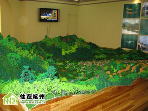 青源·上林湖沙盘模型