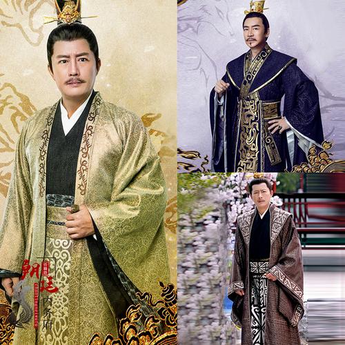 影视装唐朝男古装大臣服古代富商古装掌柜服绣花大臣男汉服演出服