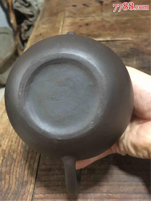 7–80年代的宜兴紫砂(周玉英)工艺师全手工老紫砂掇球