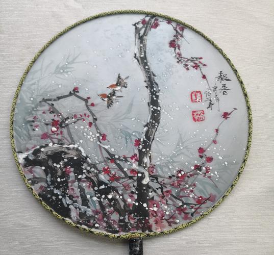 团扇大师王照华牛年新春《梅花百扇迎春展》美篇 写美篇著名画家