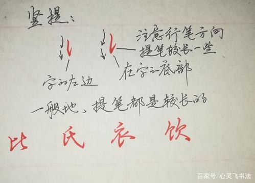 干货来了:硬笔行楷,快写连笔字,35个笔画详细图解,注释,字例