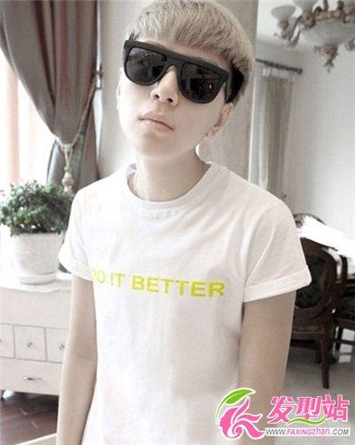 2014年男生最新非主流发型 时尚个性烫染发型图片