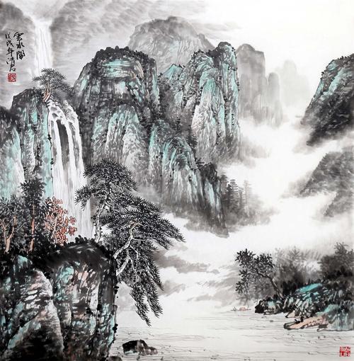 师从全国著名山水画家张志民,张复兴,程振国先生, a target="_blank"