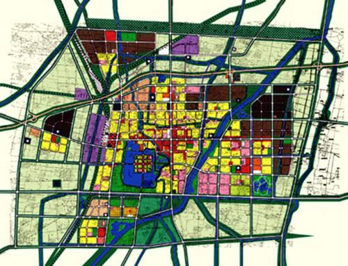 蚌埠市城市总体规划图