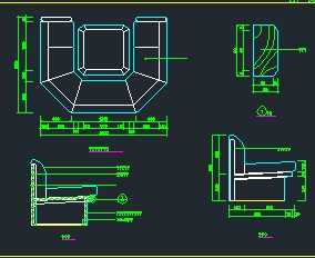 某休闲沙发卡座详图