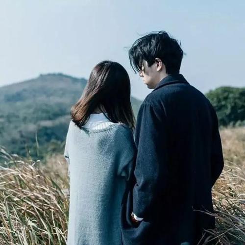 意境背影唯美情侣头像