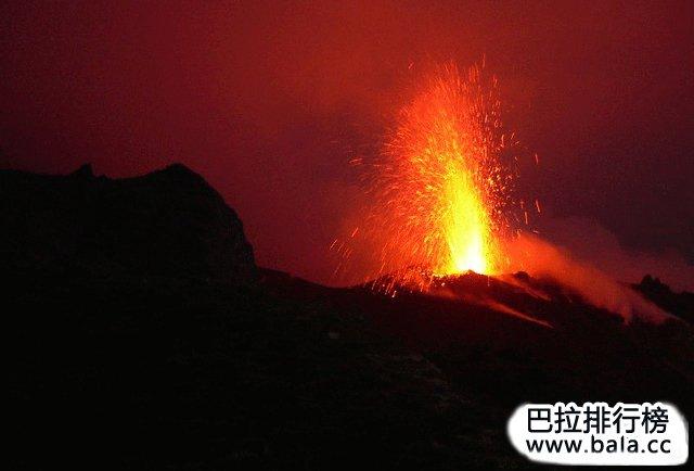 世界最活跃的十大火山排行榜