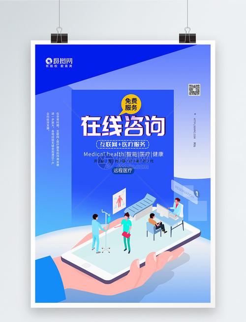 在线医疗咨询海报模板素材-正版图片401687291-摄图网