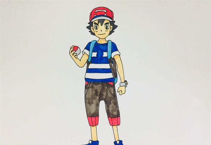 小智简笔画步骤