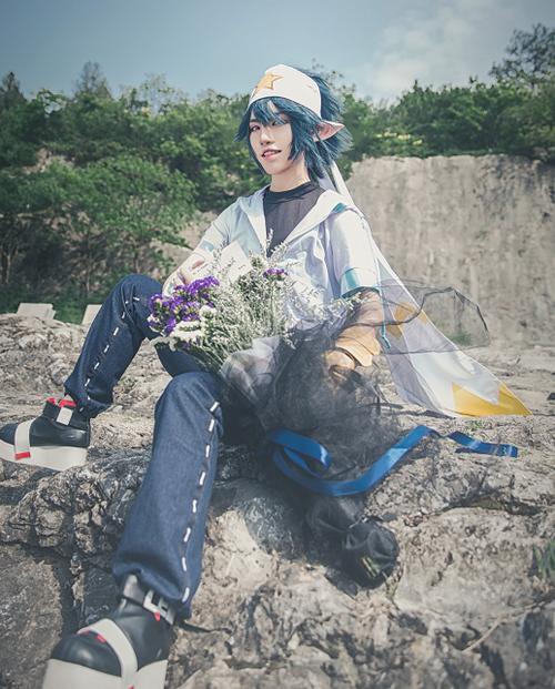 动漫凹凸世界雷狮cosplay小哥哥完美还原雷狮的气质