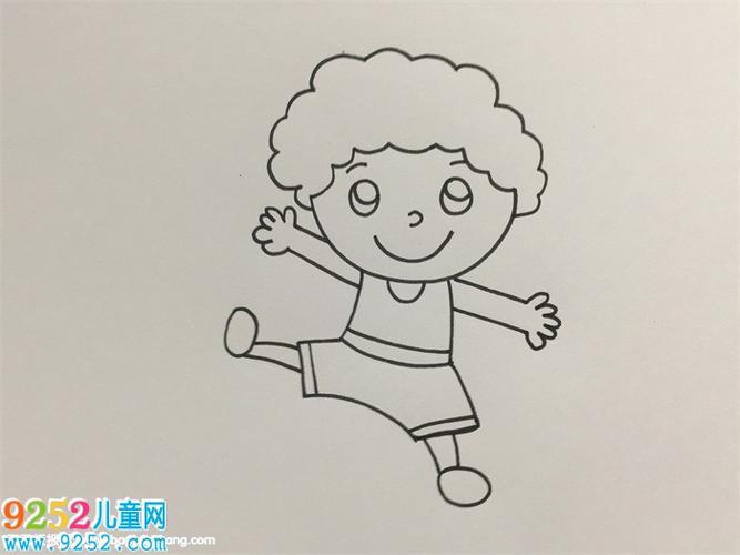 小男孩怎么画帅又简单 小男孩简笔画