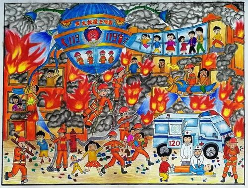 兴龙湖小学六年级17班张紫妍《可爱的消防英雄》获作文比赛二等奖