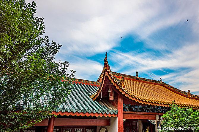 湖南邵阳玉清宫宗教道观建筑