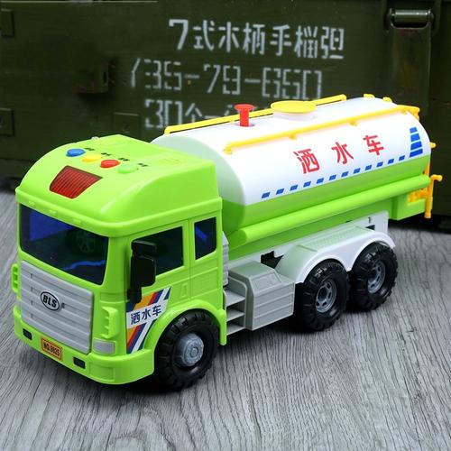 大号可洒水车智扣玩具车会喷水惯性工程车模型儿童男孩环卫垃圾车汽车