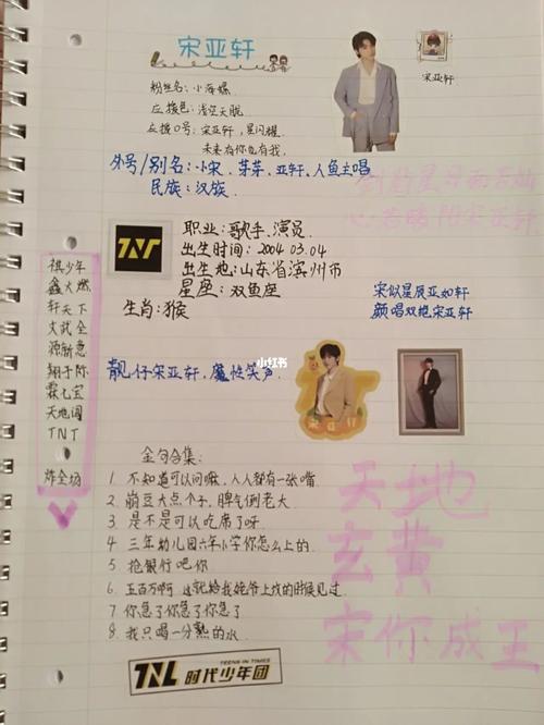 宋亚轩手账~_宋亚轩_手帐_薯条_兴趣爱好_文具手账