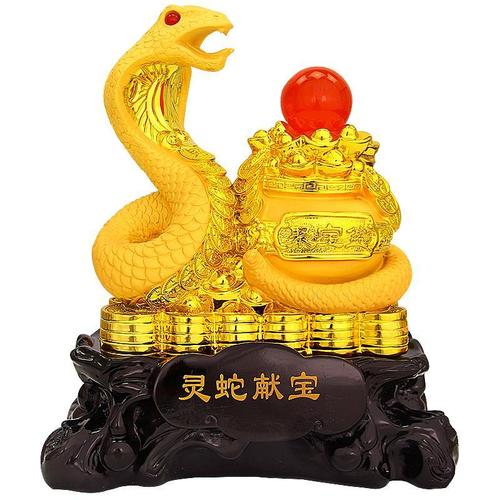 属蛇77微信招财图片,属蛇好运头像大全 招财生肖蛇摆件办公室客厅电视柜玄关装饰品开业乔迁