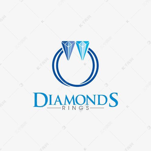 可爱的钻石logo