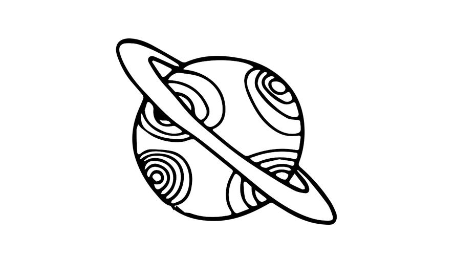 月球简笔画怎么画