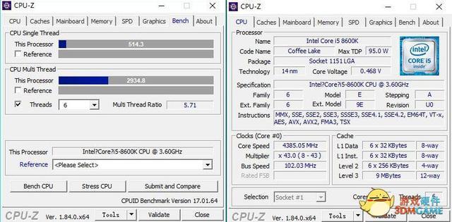 性价比之争 amd锐龙5 2600x对比intel i5 8600k