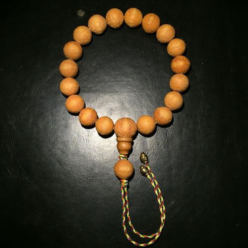 埸萌14mm 凤眼菩提18籽手持(黄皮)