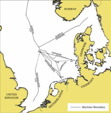 1969 年,国际法院审理的第一起海洋划界案——北海大陆架案就与该原则