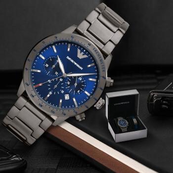 品牌授权阿玛尼emporioarmani手表男士飞行员系列防水日历石英多功能