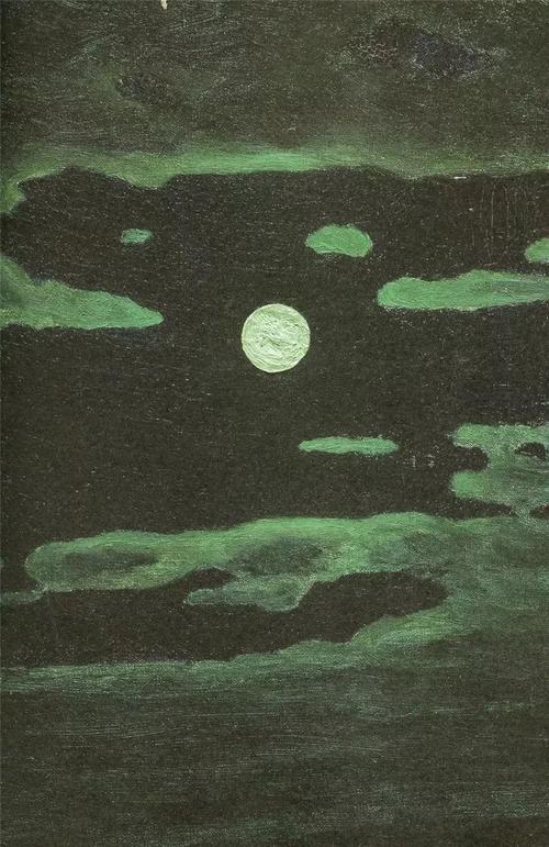 《第聂伯河上的月夜》 局部