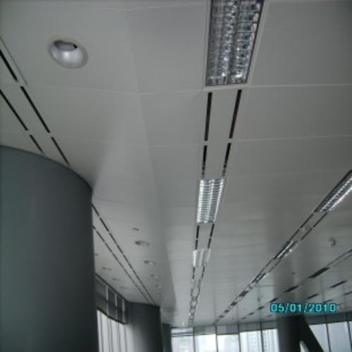 方形过道吊顶效果图铝单板天花