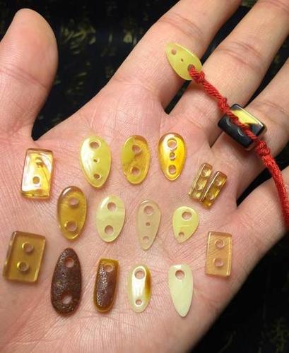 蜜蜡 计数器卡环 卡子 二饼