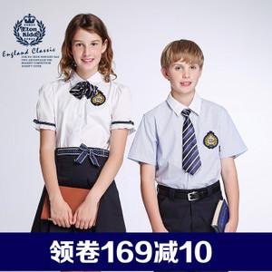 etonkidd/伊顿纪德2017校服夏装英伦 中学生校服男女短袖高中班服