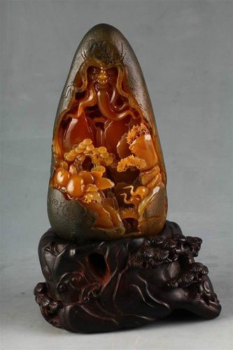 黄蜡石雕刻欣赏
