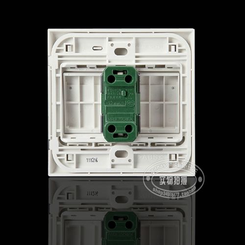 松下开关亮彩红86系列【一开单控led夜光】松下开关插座面板 正品_7折