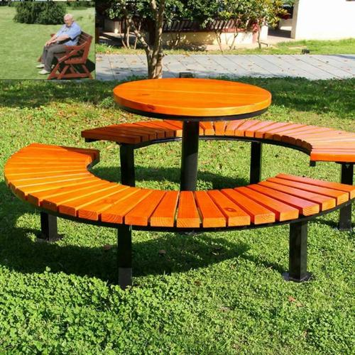 厂家定制公园椅 树围椅 围树椅 塑木公园椅 户外休闲椅 批发促销