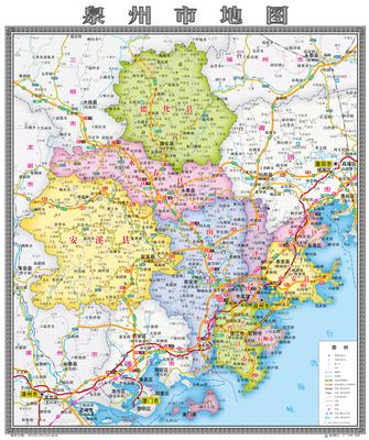 泉州市地图图片