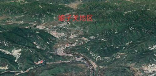 娘子关地区卫星地图