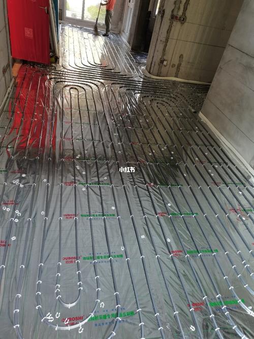 水地暖管道铺设完成图_地暖_家居家装_装修