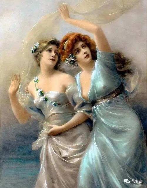 油画欣赏浅析油画艺术的笔触美世界名画里娇艳欲滴的古典美