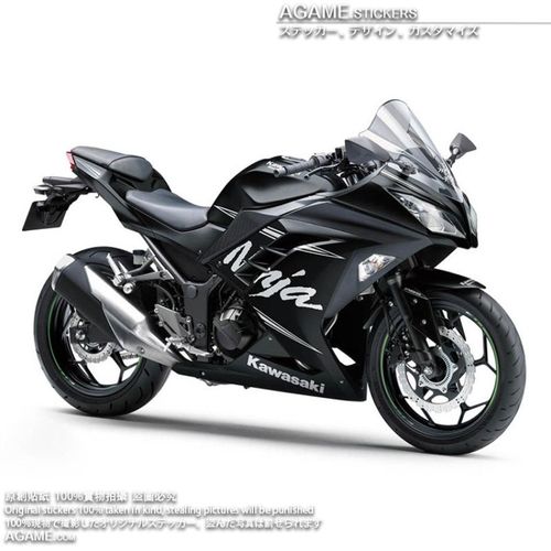 摩托车贴纸 川崎忍者 250 ninja300全车拉花改装防水