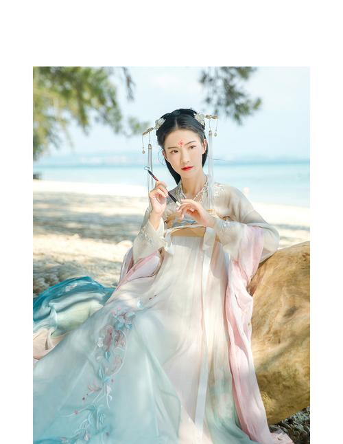 汉尚华莲画皮原创汉服女夏中国风齐胸襦裙渐