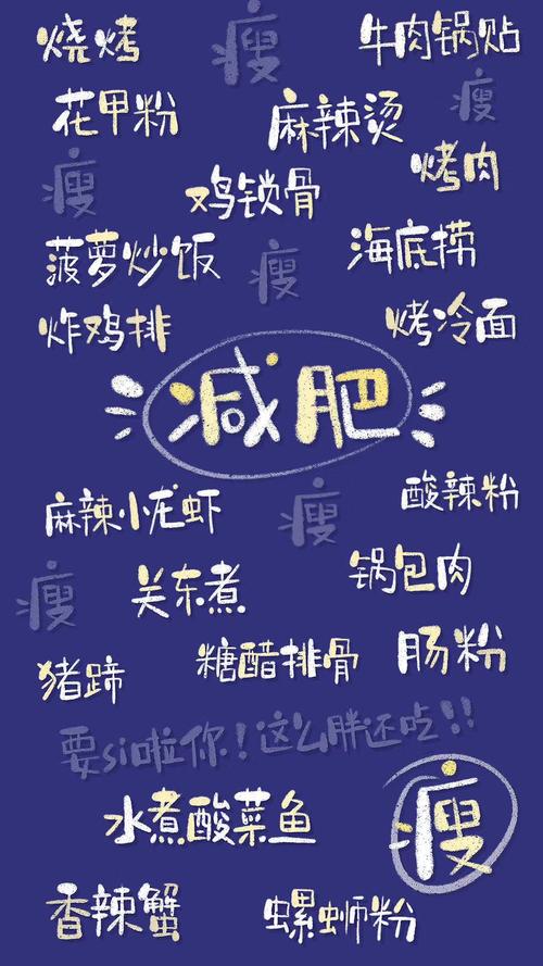 减肥小壁纸