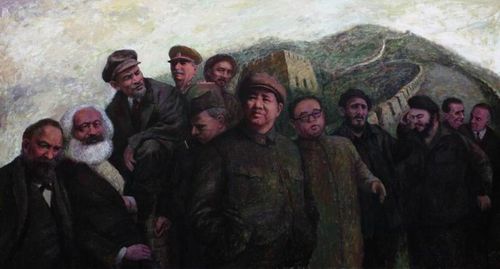 刘长春油画《红色寓言》欣赏