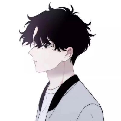 男生侧面头像动漫