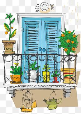 "手绘阳台"