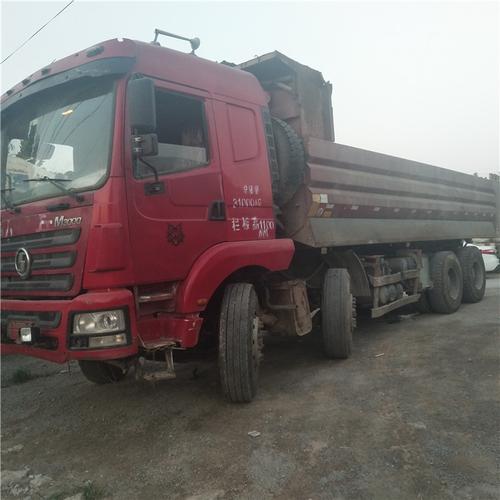 转让后八轮自卸工程货车 15年德龙前四后八自卸车 二手双桥后翻车