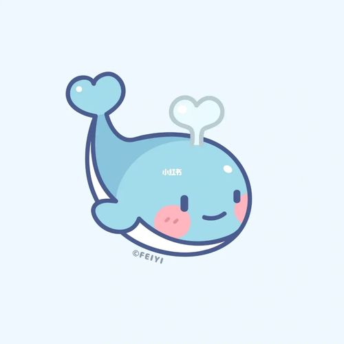 原创插画|头像分享|小鲸鱼_插画_头像_插画师_壁纸_我