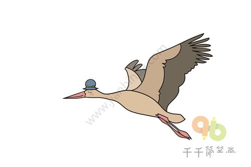 候鸟简笔画画法-儿童简笔画大全