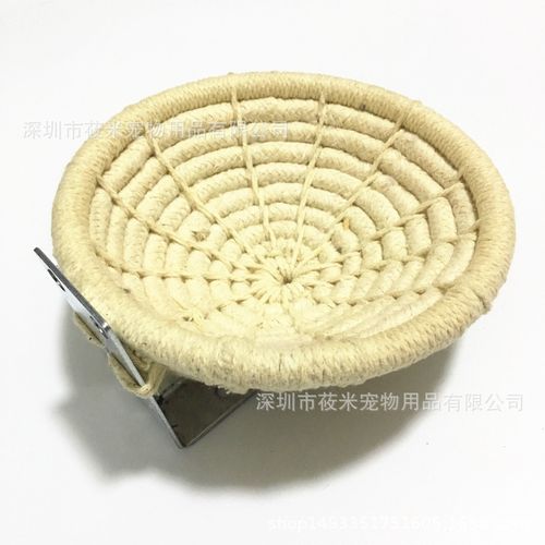 手编棉绳麻绳鸟窝繁殖窝鸟巢金丝雀巢 纯手工小型鸟类